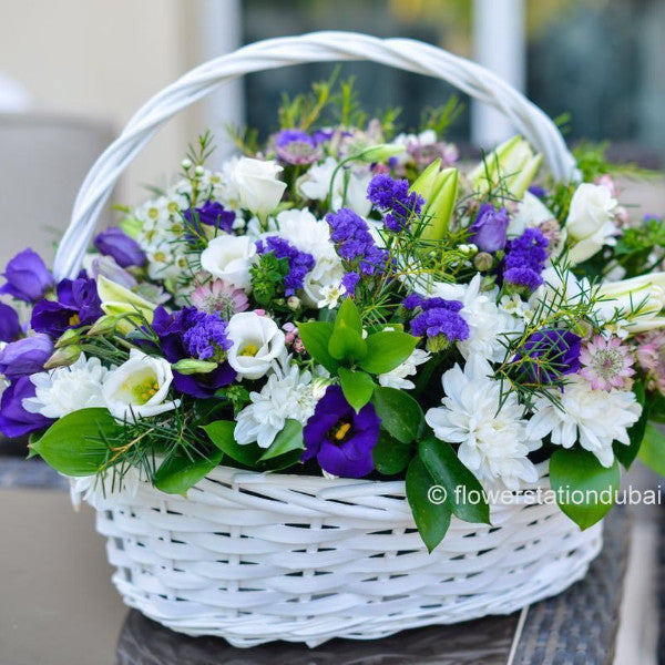 Elegance - Flower Basket -  Decors - The Flower Station 