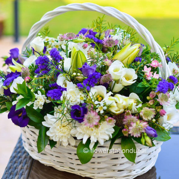 Elegance - Flower Basket -  Decors - The Flower Station 